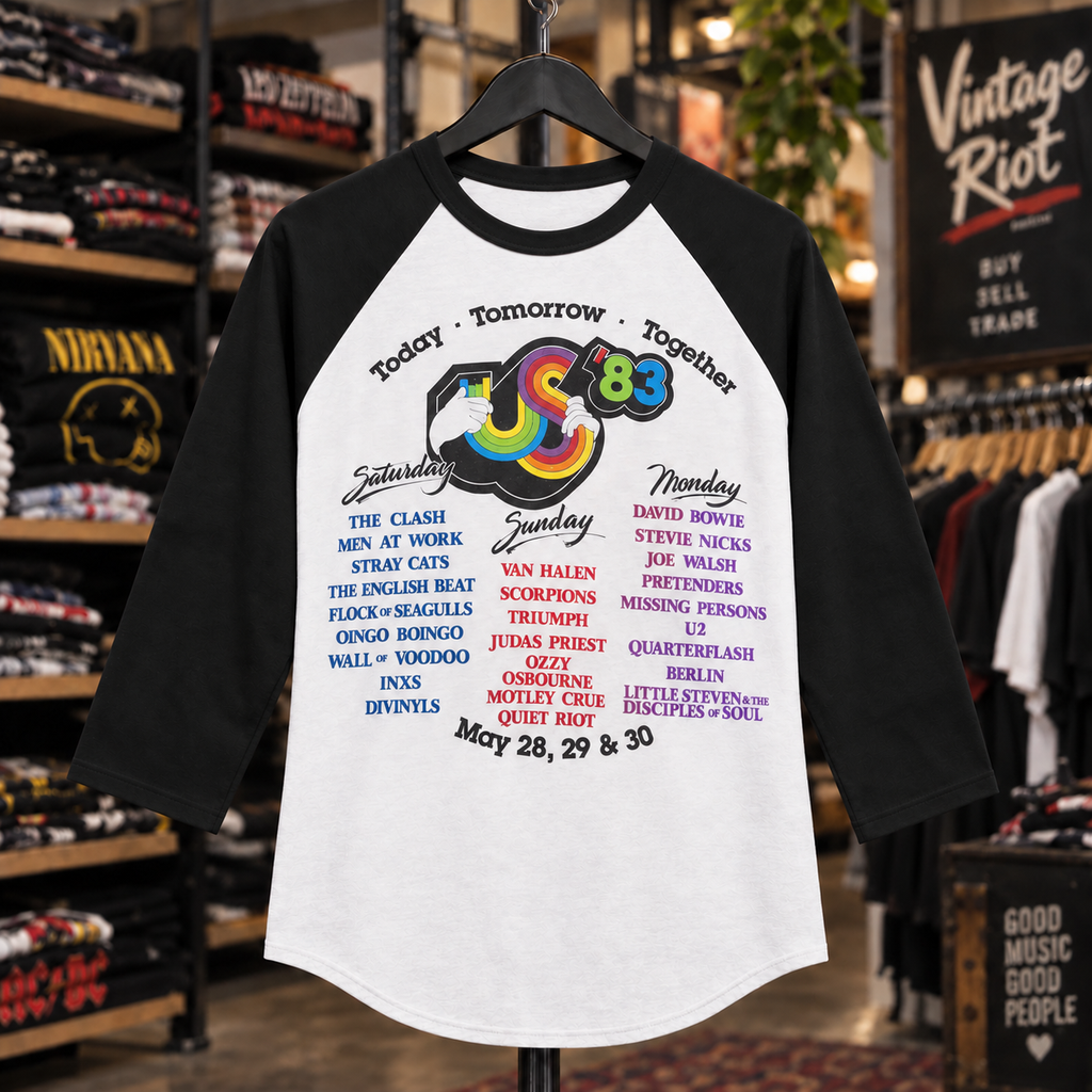 US Festival ’83 Raglan – Three Days That Defined a Generation