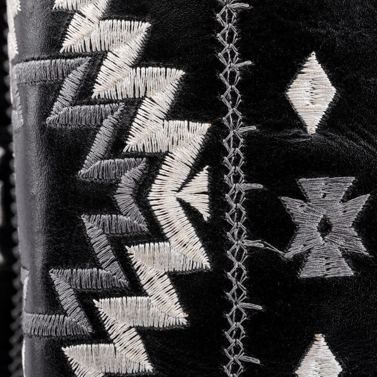 Genuine Cowhide Boots - Square Toe