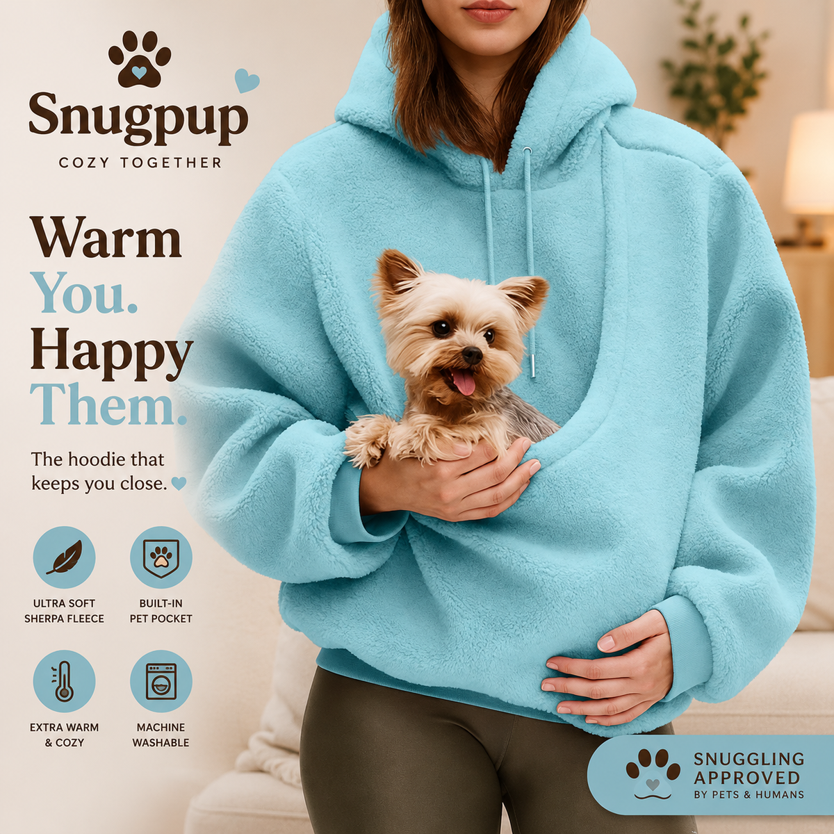 SNUGPUP Pouch Hoodie