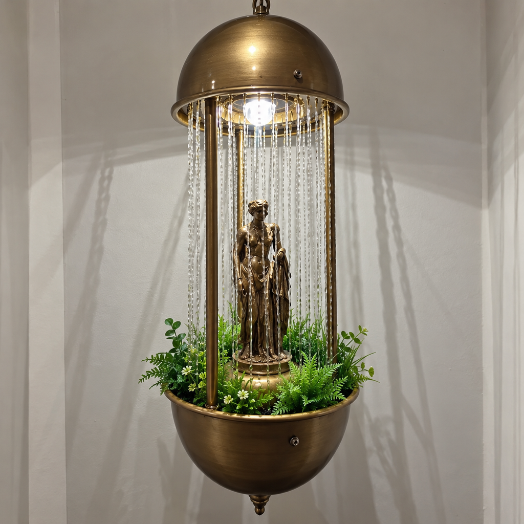 Vintage Reproduction Handmade Rain Oil Lamp